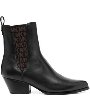 Michael Kors Cowboy & Biker Boots - Black