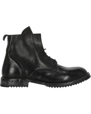 Moma Rick Schnürstiefelette - Schwarz