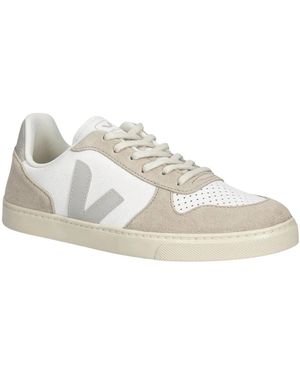 Veja Schoenen ,Leer Small V-10 Laces - Wit