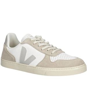 Veja Schoenen ,Leer Small V-10 Laces - Wit
