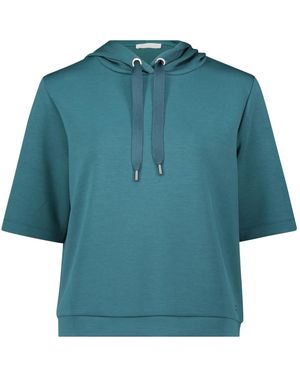 BETTY&CO Hoodies & Sweatvesten ,Groen ,Hoodie - Blauw