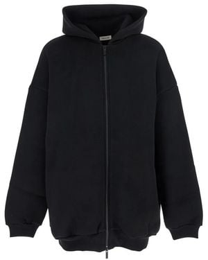 Fear Of God Schwarzer Kapuzenpullover Aus Baumwollmischung Für Männer - Blau
