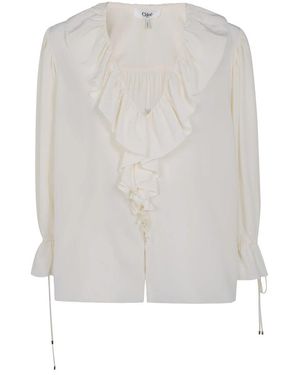 Chloé Overhemden ,Wit ,Blouses