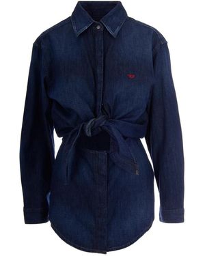 DIESEL Shirt Dresses - Blue