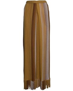 Circus Hotel Wide Trousers - Brown
