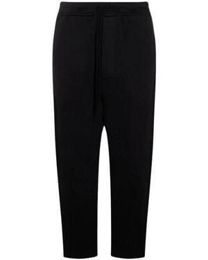 Thom Krom Cropped Trousers - Black
