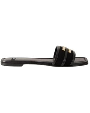 Elisabetta Franchi Sliders - Black