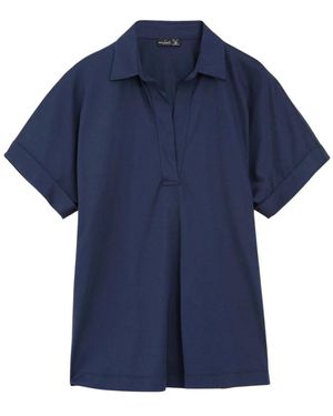 Van Laack Polo 05 602K Stijl - Blauw