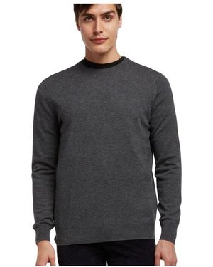 Brooks Brothers Lambswool Crew-Hals-Pullover - Schwarz