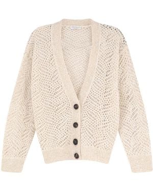 Brunello Cucinelli Cardigans - Natural
