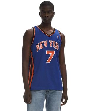 Mitchell & Ness 2010 Carmelo Anthony 7 Jersey - Blauw