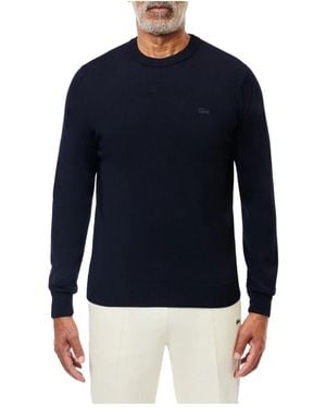Lacoste Round-Neck Knitwear - Blue