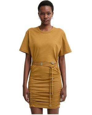 Pinko Short Dresses - Metallizzato