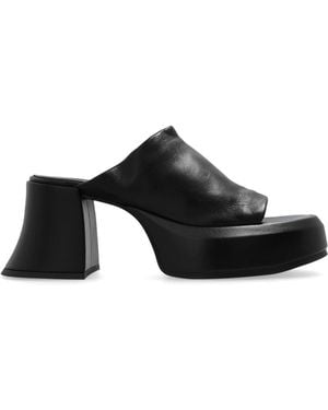 Miista Heeled Mules - Black
