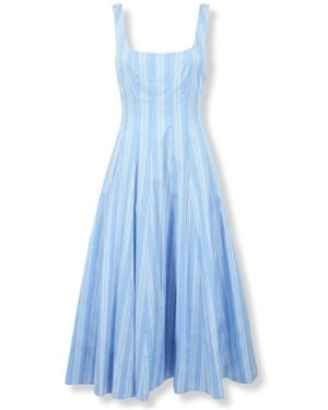 STAUD Wells Dress - Blauw