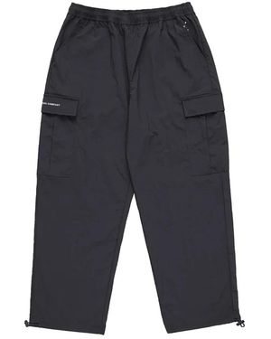 Pop Trading Co. Cargo Track Pants Kohle Leichtes Nylon - Grau