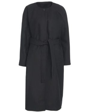 Skall Studio Belted Coats - Black