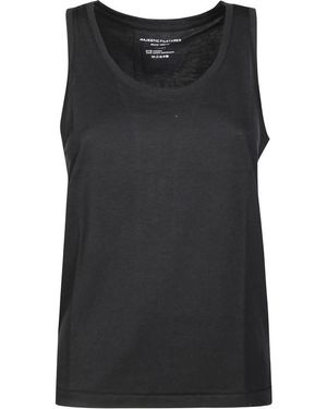 Majestic Filatures Sleeveless Tops - Black