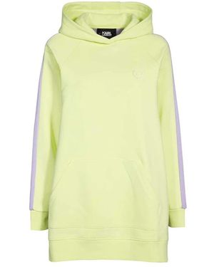 KARL LAGERFELD Cotton Hoodie - Yellow