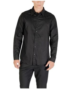 ARMANI EXCHANGE Casual Shirts - Black