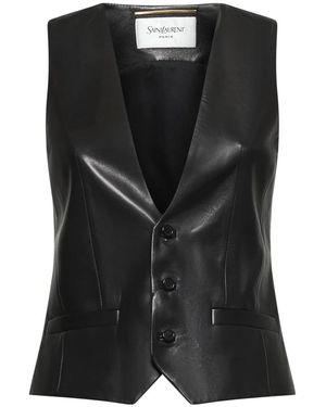 Saint Laurent Vests - Black