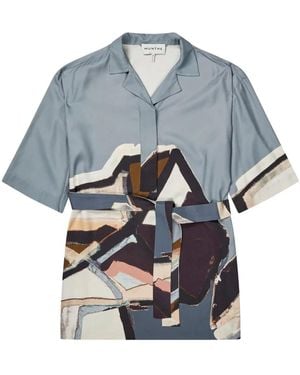 Munthe Shirt Dresses - Blue