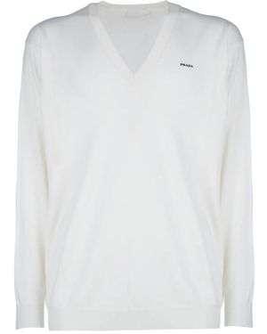 Prada Cashmere Knitwear - White