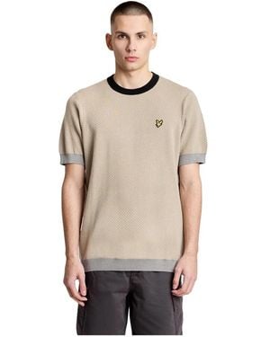Lyle & Scott Round-Neck Knitwear - Natural