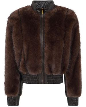 Zimmermann Faux Fur & Shearling Jackets - Marron