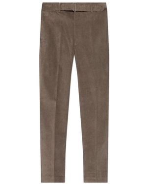 Officine Generale Slim-Fit Pants - Brown