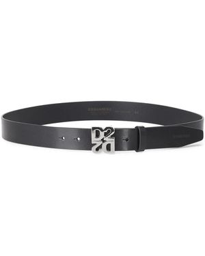 DSquared² Gürtel Aus Leder - Schwarz