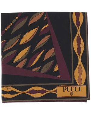 PUCCI Seidenschal Mit Print-Mix - Mehrfarbig
