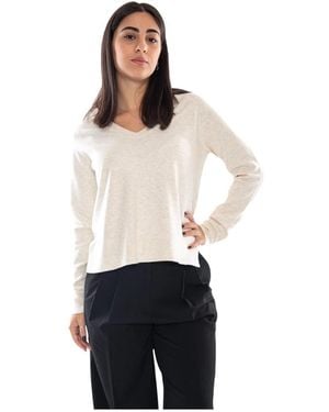 Levi's Superweicher V-Ausschnitt-Pullover - Weiß