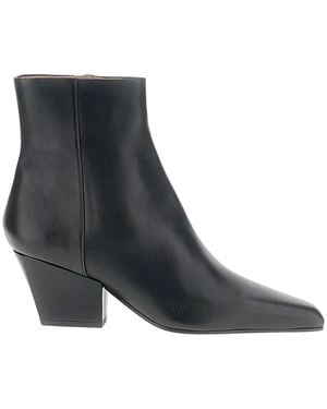 Paris Texas Cowboy & Biker Boots - Black