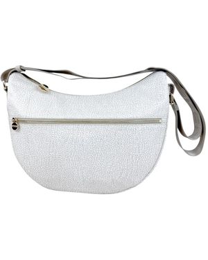 Borbonese Luna Bag Middle - Weiß