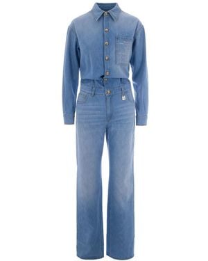 Elisabetta Franchi Jumpsuits - Blue