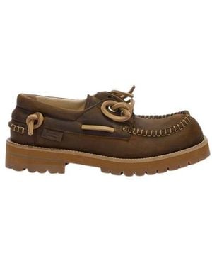 Moschino Boat Shoes - Brown