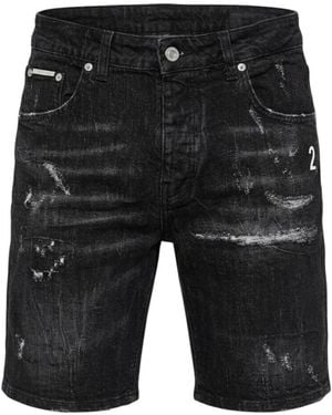 G2 Firenze Denim Shorts - Noir