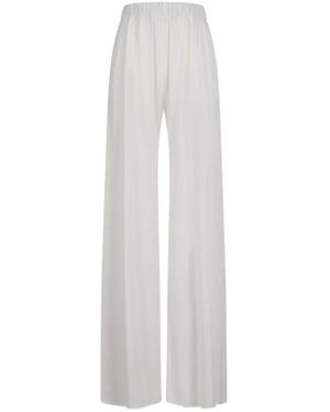 ANDAMANE Broeken ,Wit ,Polyester Lena Wijde Broek