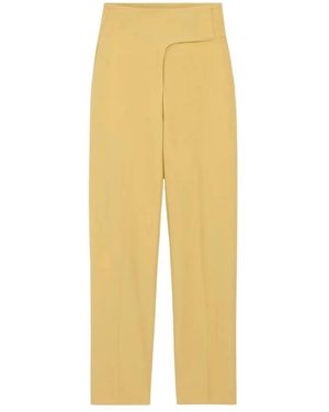 Ami Paris Wide Pants - Yellow