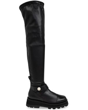 Jimmy Choo Over-Knee Boots - Zwart