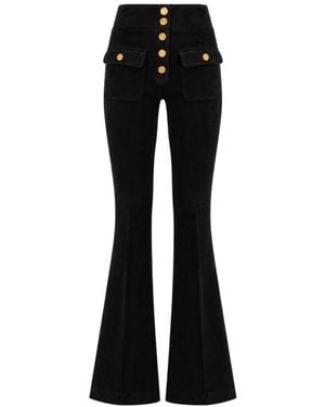 The Seafarer Jeans ,Zwart ,Denim Anais Flared Jeans