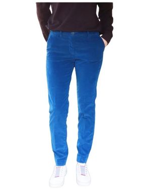 Mason's Slim-Fit Trousers - Blue