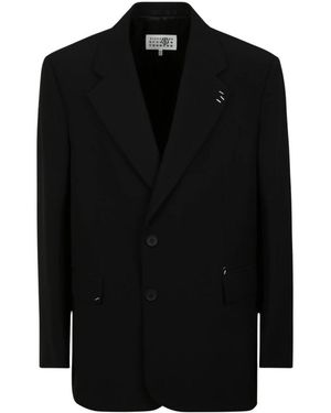 MM6 by Maison Margiela Formal Blazers - Black