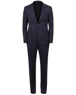 Colamarino Single Breasted Suits - Blue