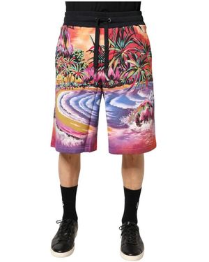 Dolce & Gabbana Long Shorts - Red