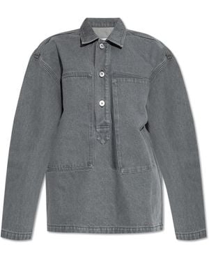 JW Anderson Denim Shirts - Grey