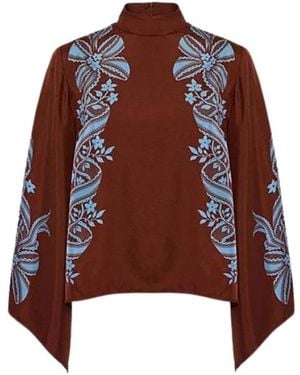 La DoubleJ Overhemden ,Bruin ,Top - Rood