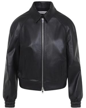 Celine Leather Jackets - Black