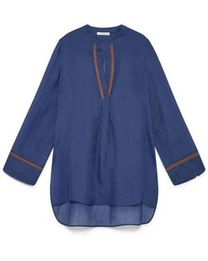 Maliparmi Blouses - Blue